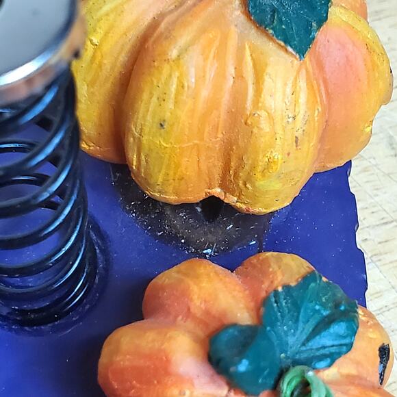 Halloween Ghost Swaying Spring Magnetic Figure Black Cat w Box 6.5" Avon 2002 - Picture 9 of 10